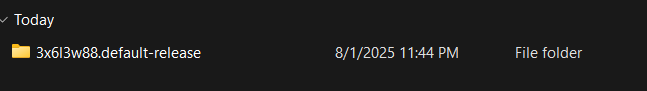 the file we got